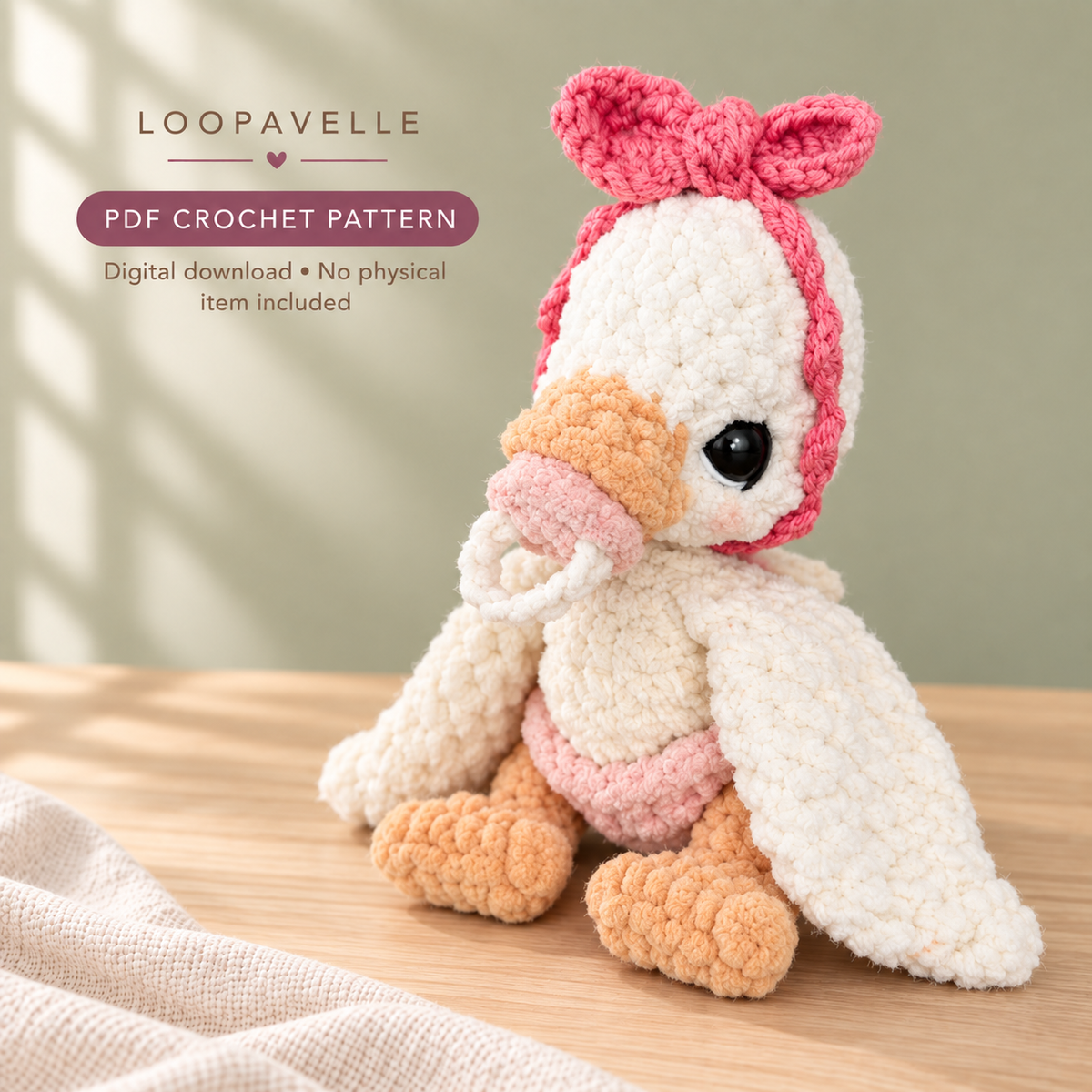 Little Duckling Crochet Pattern – Amigurumi PDF