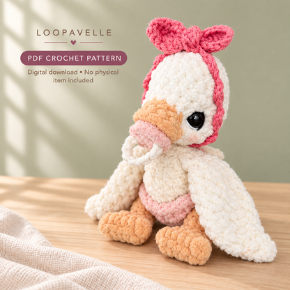 Little Duckling Crochet Pattern – Amigurumi PDF