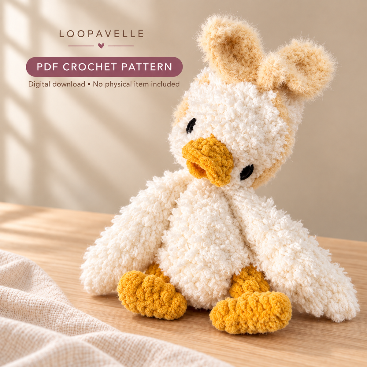 Little Duckling Crochet Pattern – Amigurumi PDF
