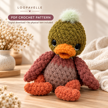 Little Duckling Crochet Pattern – Amigurumi PDF