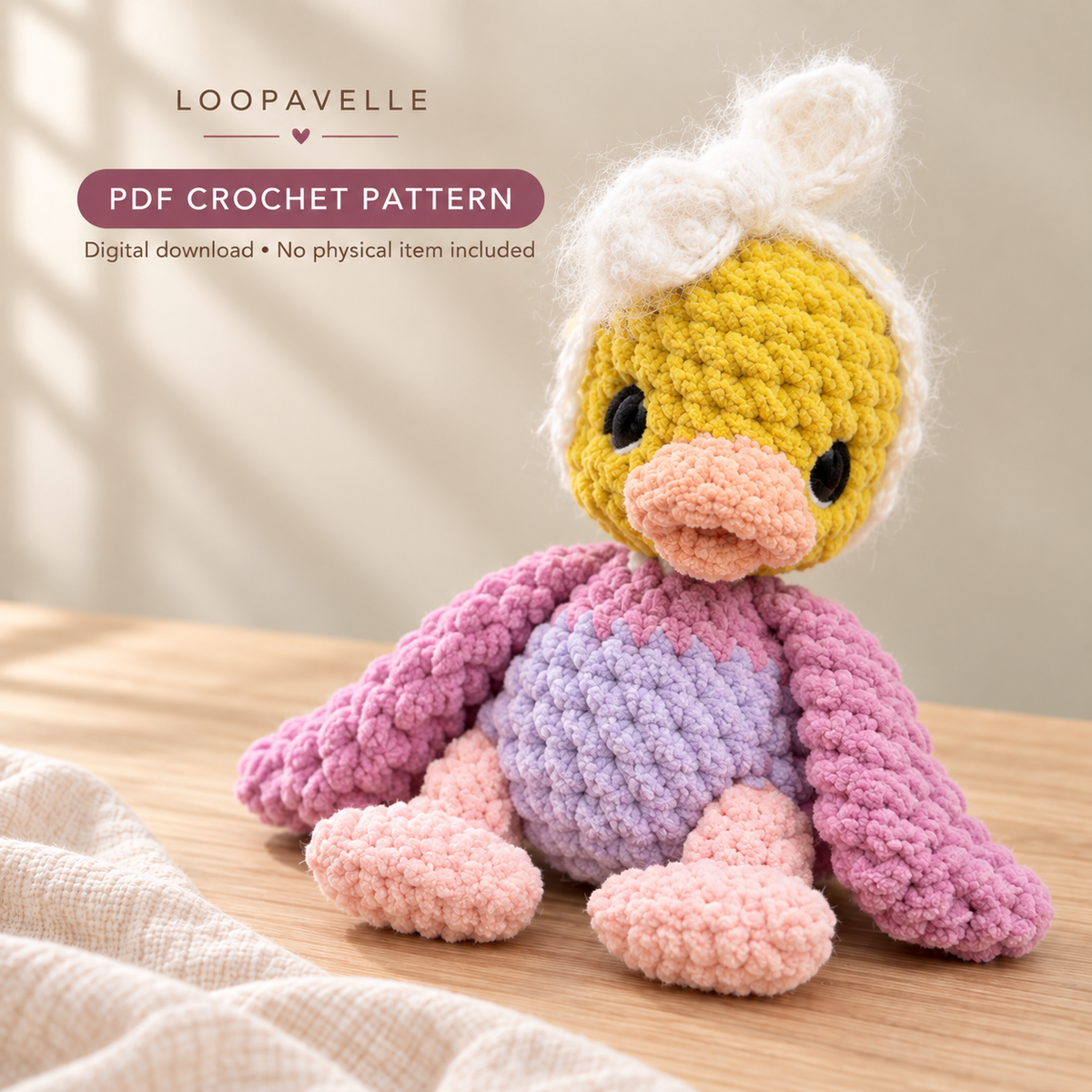 Little Duckling Crochet Pattern – Amigurumi PDF