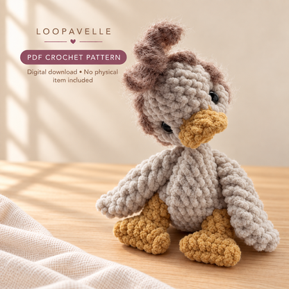 Little Duckling Crochet Pattern – Amigurumi PDF