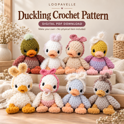 Little Duckling Crochet Pattern – Amigurumi PDF