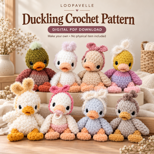 Little Duckling Crochet Pattern – Amigurumi PDF