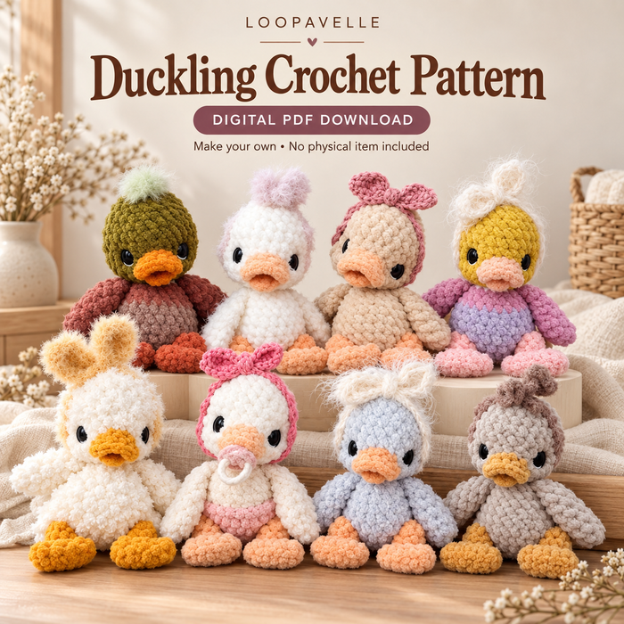 Little Duckling Crochet Pattern – Amigurumi PDF