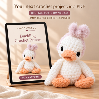 Little Duckling Crochet Pattern – Amigurumi PDF